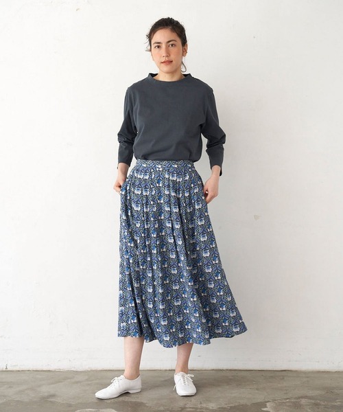 LA MARINE FRANCAISE（マリン フランセーズ）の「【Limhome】別注七分袖カットソー（Tシャツ/カットソー・レディース・チャコールグレー/ラベンダー/グリーン/キャメル/ホワイト・1/0）」の13枚目の写真