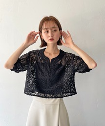 CLEIO | 【CLEIO】パフスリーブレースブラウス(シャツ/ブラウス)