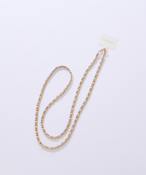 RIVE DROITE（リヴドロワ）の「チェーンストラップ（スマホグッズ・レディース・ブラック/ベージュ・FREE）」の8枚目の写真