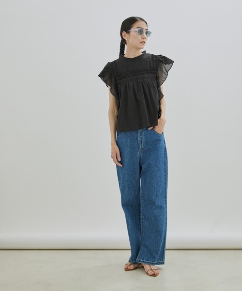 WEB限定】フリルスリーブタックブラウス（シャツ/ブラウス）｜SALON