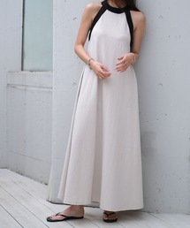 AKTE | ホルターネックカットソーワンピース(ワンピース)