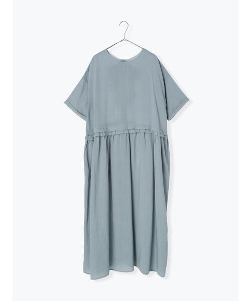 TSUHARU by Samansa Mos2（ツハルバイサマンサモスモス）の「WA.CLOTH HYBRID 製品染めワンピース（ワンピース・レディース・パープル/ブルー/チャコールグレー・F）」の20枚目の写真