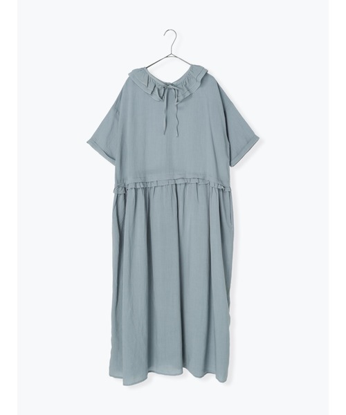 TSUHARU by Samansa Mos2（ツハルバイサマンサモスモス）の「WA.CLOTH HYBRID 製品染めワンピース（ワンピース・レディース・パープル/ブルー/チャコールグレー・F）」の7枚目の写真