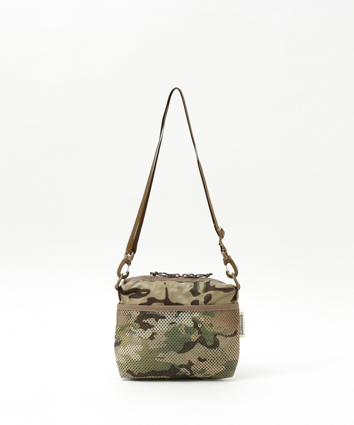 WILDERNESS EXPERIENCE(ウィルダネスエクスペリエンス)の「【WILDERNESS EXPERIENCE/ウィルダネスエクスペリエンス】SACOSH S/サコッシュ/ユニセックス(ショルダーバッグ・メンズ・ブラック/ネイビー/その他/ダークベージュ・フリー)」の1枚目の写真