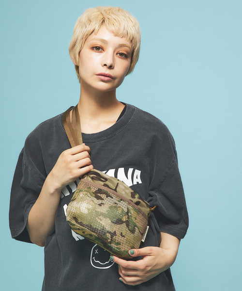 WILDERNESS EXPERIENCE(ウィルダネスエクスペリエンス)の「【WILDERNESS EXPERIENCE/ウィルダネスエクスペリエンス】SACOSH S/サコッシュ/ユニセックス(ショルダーバッグ・メンズ・ブラック/ネイビー/その他/ダークベージュ・フリー)」の16枚目の写真