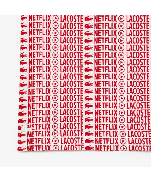 LACOSTE(ラコステ)の「『Lacoste x Netflix』 総柄Tシャツ(Tシャツ/カットソー・メンズ・レッド/グリーン・L/M/S/XL)」の11枚目の写真