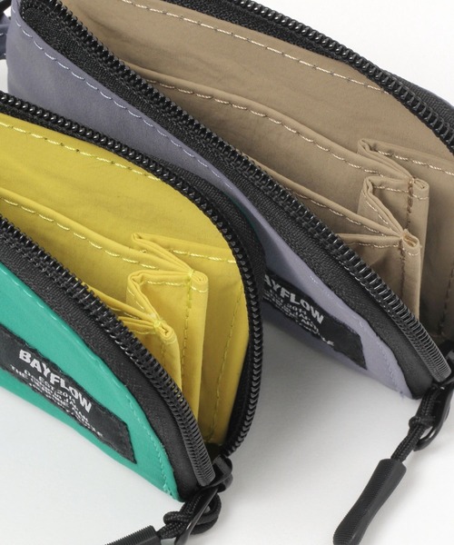 BAYFLOW（ベイフロー）の「ナイロンラウンドウォレット（財布・メンズ・グリーン/ブルー/ブラック・FREE）」の13枚目の写真