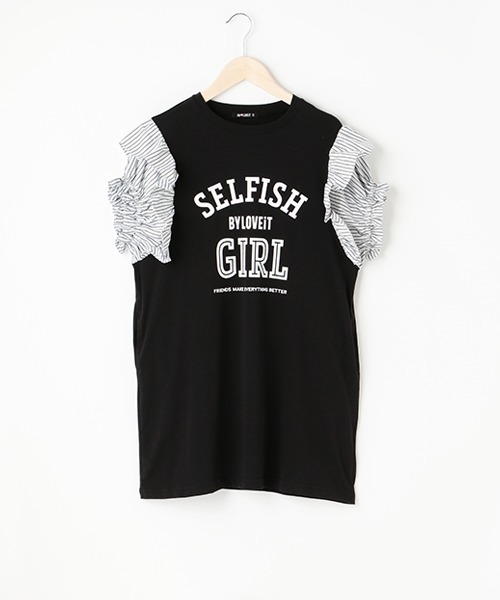 by LOVEiT(バイラビット)の「フリフリレイヤード風ミニワンピース(ワンピース・キッズ・ブラック/グリーン/ラベンダー・130cm/160cm/140cm/120cm/150cm)」の13枚目の写真