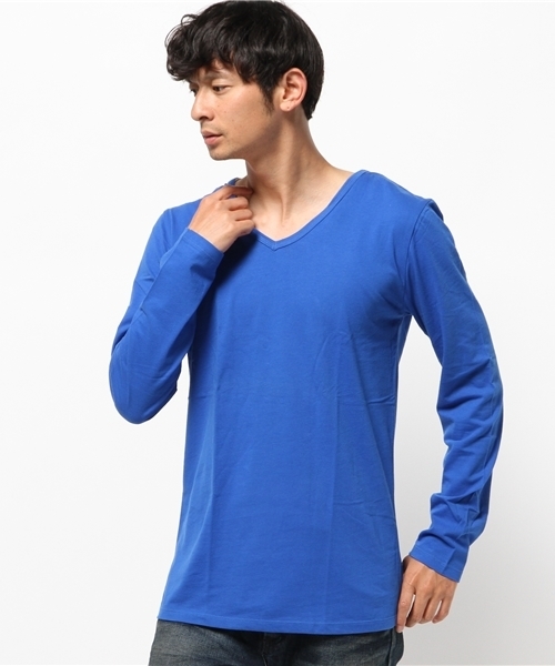 OUTLET(アウトレット)の「【Ciaopanic】30インナーVP/OL/S(Tシャツ/カットソー・メンズ・ブラック/ロイヤルブルー/ホワイト・MEDIUM/LARGE)」の3枚目の写真