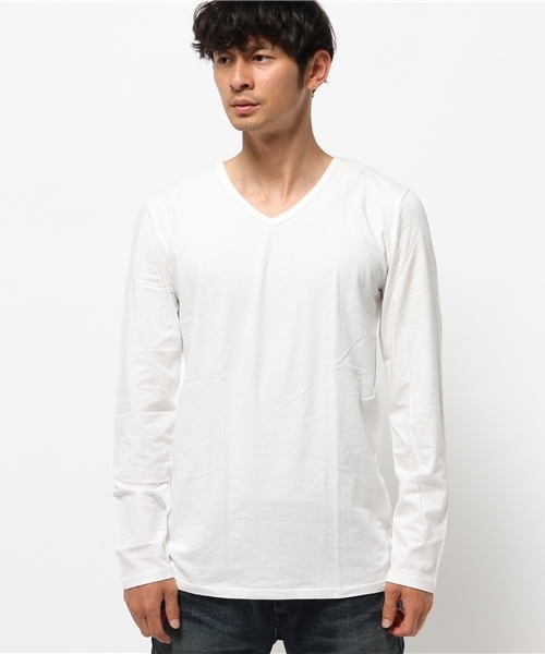 OUTLET(アウトレット)の「【Ciaopanic】30インナーVP/OL/S(Tシャツ/カットソー・メンズ・ブラック/ロイヤルブルー/ホワイト・MEDIUM/LARGE)」の4枚目の写真