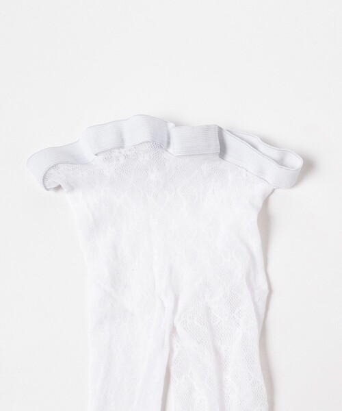 Ray BEAMS（レイビームス）の「I Hate Monday / flower lace ストッキング white（タイツ/ストッキング・レディース・ホワイト・ONE SIZE）」の7枚目の写真