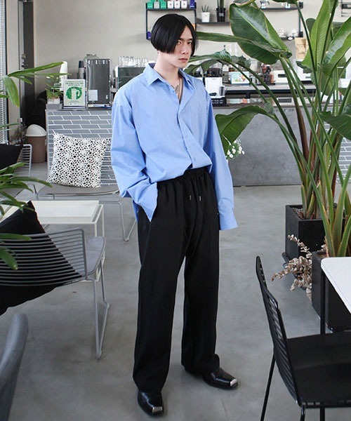 HOLY IN CODE（ホーリーインコード）の「HOLY IN CODE no.6733 5color muji over SHIRT（シャツ/ブラウス・メンズ・ブルー/ブラック・FREE）」の22枚目の写真