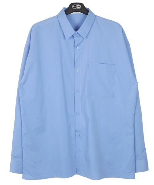 HOLY IN CODE（ホーリーインコード）の「HOLY IN CODE no.6733 5color muji over SHIRT（シャツ/ブラウス・メンズ・ブルー/ブラック・FREE）」の9枚目の写真
