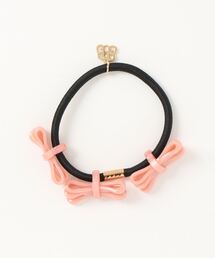 petit bonbon paris（プティボンボンパリス）の「catherine three bows hair elastic　pink（ヘアゴム）」
