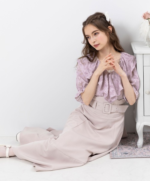 DearMyLoveRose(ディアマイラブローズ)の「エアリーフリルギャザーブラウス(シャツ/ブラウス・レディース・ベビーピンク/ホワイト/ラベンダー・MEDIUM/LARGE/XX-LARGE/X-LARGE)」の19枚目の写真