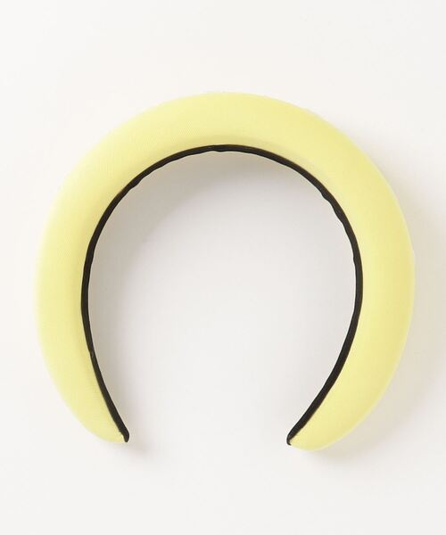 MM6 Maison Margiela（ｴﾑｴﾑｼｯｸｽ ﾒｿﾞﾝ ﾏﾙｼﾞｪﾗ）の「MM6 Maison Margiela(エムエムシックス メゾン マルジェラ)Kids & Junior ロゴカチューシャヘアバンド（ヘアバンド・キッズ・ブラック/ホワイト/イエロー/ライトグリーン・ONE SIZE）」の4枚目の写真