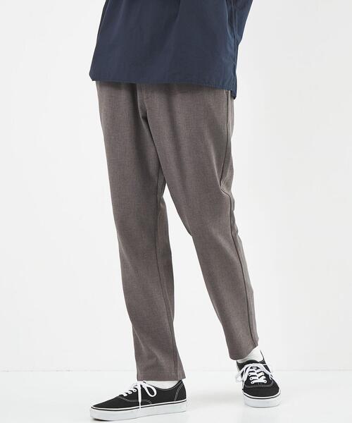 green label relaxing（グリーンレーベルリラクシング）の「VOIL-MESH 9分丈 イージーパンツ -ストレッチ・吸水速乾・通気性-（その他パンツ・メンズ・ネイビー/グレー/モカ・M/XL/L/S）」の2枚目の写真