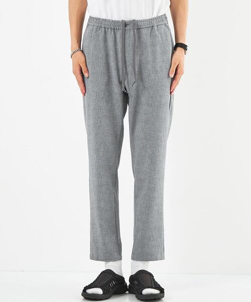 green label relaxing（グリーンレーベルリラクシング）の「VOIL-MESH 9分丈 イージーパンツ -ストレッチ・吸水速乾・通気性-（その他パンツ・メンズ・ネイビー/グレー/モカ・M/XL/L/S）」の4枚目の写真