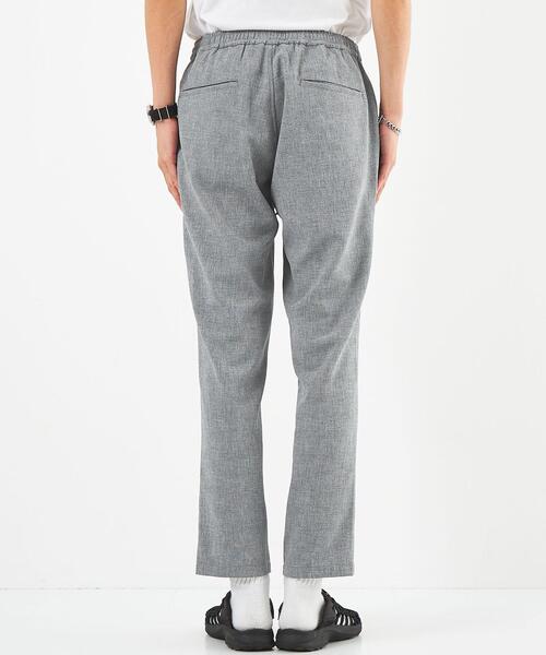 green label relaxing（グリーンレーベルリラクシング）の「VOIL-MESH 9分丈 イージーパンツ -ストレッチ・吸水速乾・通気性-（その他パンツ・メンズ・ネイビー/グレー/モカ・M/XL/L/S）」の6枚目の写真