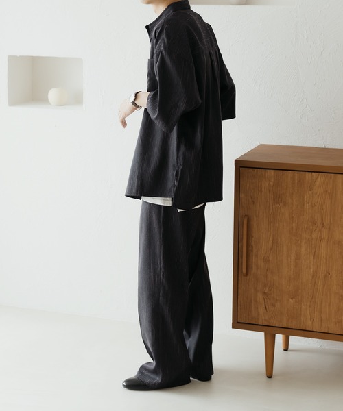 ✅レアuniform experiment スラックスLサイズブラックストライプ ✓レアuniform experiment スラックスLサイズブラックストライプ