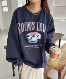 DISCOAT（ディスコート）の「【WEB限定】スーベニアマウンテン刺繍スウェット《ユニセックス》（スウェット）」