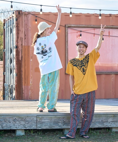 チャイハネ(チャイハネ)の「【チャイハネ】インドゾウMEN'Sパンツ(その他パンツ・メンズ・オレンジ/ホワイト/ブルー・FREE)」の15枚目の写真
