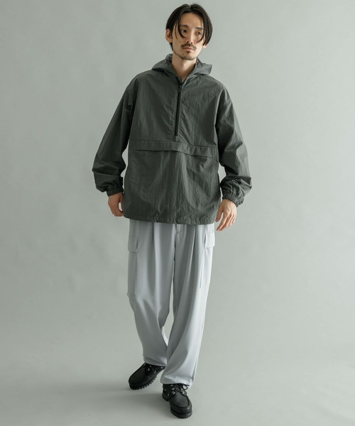 URBAN RESEARCH（アーバンリサーチ）の「ダブルクロスワンタックカーゴパンツ（カーゴパンツ・メンズ・オリーブ/ブラウン/ブラック/グレー系その他・LARGE/MEDIUM）」の7枚目の写真