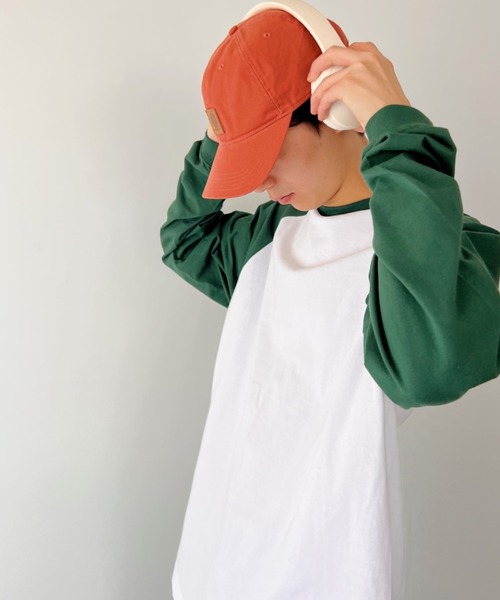 Niell(ニール)の「M~XLサイズ対応 ラグランロンT ビッグサイズ ロングスリーブ Tシャツ 5.6オンス /Authentic LONGSLEEVE T-SHIRTS(Tシャツ/カットソー・レディース・ブラック/グリーン/ワインレッド/ネイビー・M/L/XL)」の11枚目の写真