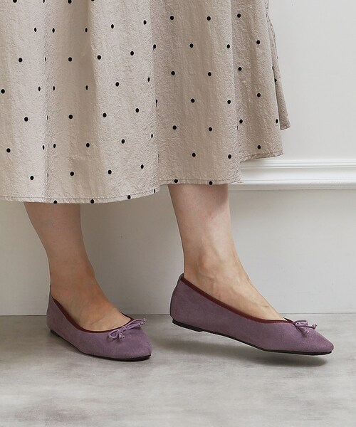 couture brooch（クチュールブローチ）の「◆フラットバレエシューズ（その他シューズ・レディース・ブラック/ライトパープル/ライトベージュ/レッド系1・35/45）」の5枚目の写真