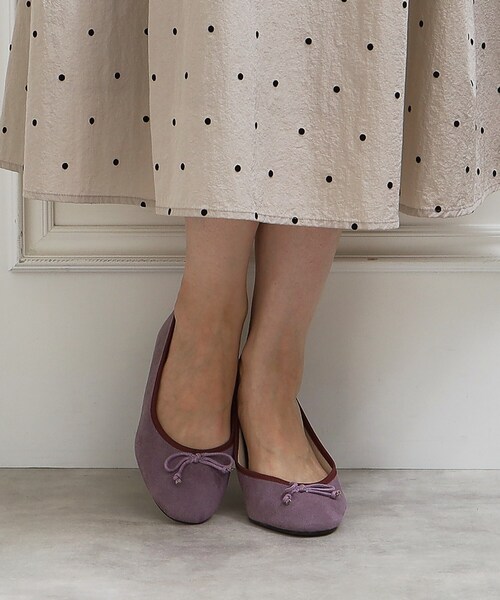 couture brooch（クチュールブローチ）の「◆フラットバレエシューズ（その他シューズ・レディース・ブラック/ライトパープル/ライトベージュ/レッド系1・35/45）」の7枚目の写真