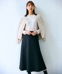 【新色登場】BEAUTY FORM JERSEY セミフレアスカート