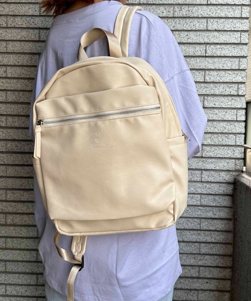 anello(アネロ)の「anello GRANDE / サイト ディパック / GHH3344(バックパック/リュック・レディース・ブラック/ベージュ/キャメル/ベージュ系その他・ONESIZE)」の3枚目の写真