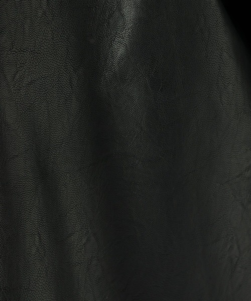 niko and...(ニコアンド)の「フェイクレザーシャツジャケット(その他アウター・レディース・ブラック・FREE)」の17枚目の写真