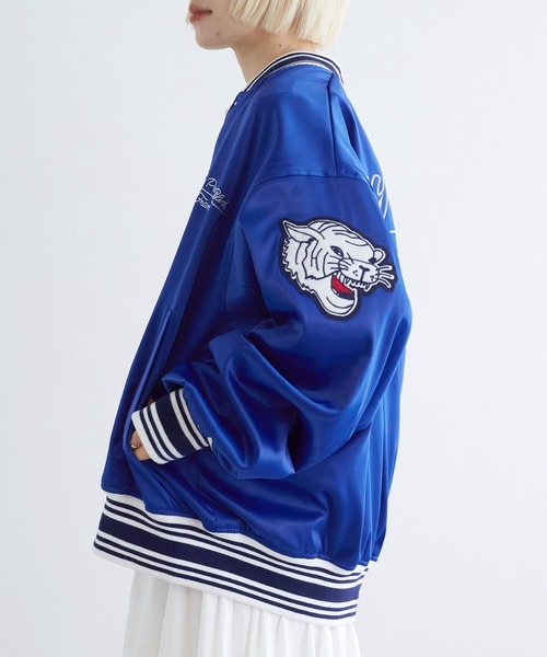 w closet（ダブルクローゼット）の「タイガー刺繍スタジャン（スタジャン・レディース・ボルドー/ブルー・FREE）」の13枚目の写真
