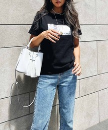 esutoreja | シルバープリントTシャツ(Tシャツ/カットソー)