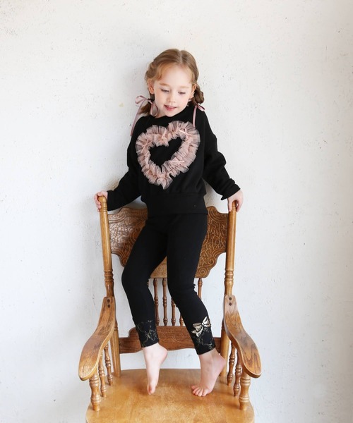 Rora（ローラ）の「ロンロン リボン ヘアゴム 2個セット（ヘアゴム・キッズ・クリーム/ブラック/ピンク/ラベンダー・FREE）」の12枚目の写真