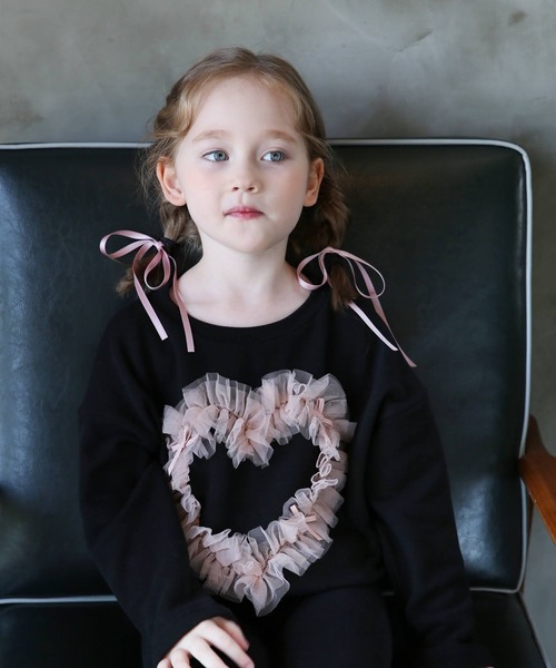 Rora（ローラ）の「ロンロン リボン ヘアゴム 2個セット（ヘアゴム・キッズ・クリーム/ブラック/ピンク/ラベンダー・FREE）」の13枚目の写真