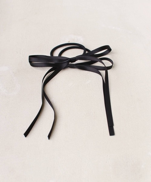 Rora（ローラ）の「ロンロン リボン ヘアゴム 2個セット（ヘアゴム・キッズ・クリーム/ブラック/ピンク/ラベンダー・FREE）」の19枚目の写真