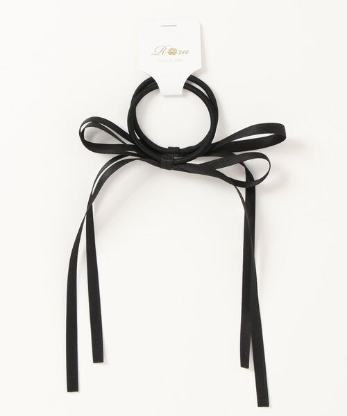 Rora（ローラ）の「ロンロン リボン ヘアゴム 2個セット（ヘアゴム・キッズ・クリーム/ブラック/ピンク/ラベンダー・FREE）」の20枚目の写真
