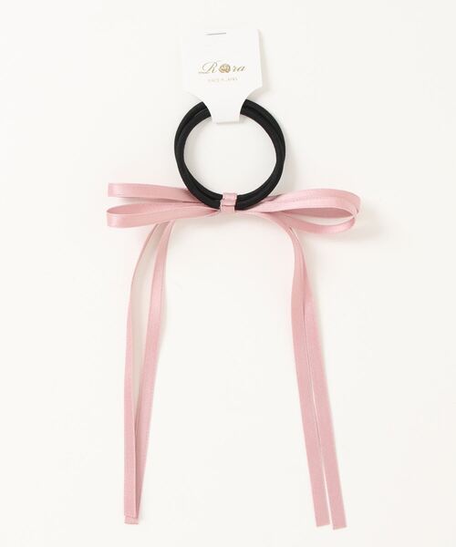 Rora（ローラ）の「ロンロン リボン ヘアゴム 2個セット（ヘアゴム・キッズ・クリーム/ブラック/ピンク/ラベンダー・FREE）」の21枚目の写真