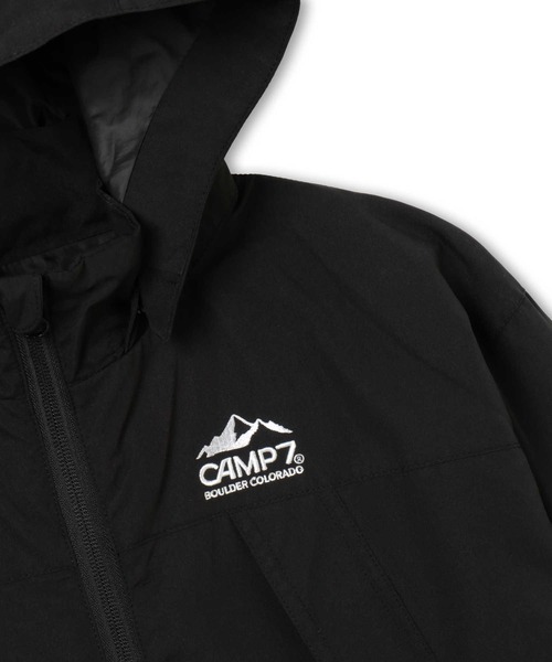 CAMP7（キャンプセブン）の「【CAMP7】EAZYP フード取り外し2WAY防風マウンテンパーカー（マウンテンパーカー・キッズ・ブラック/ベージュ・130/150/160/120/140/110）」の19枚目の写真