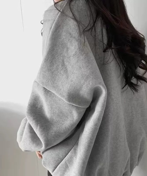 deux amour（ドゥーザムール）の「裏起毛ロゴトレーナー（スウェット・レディース・グレー・FREE）」の3枚目の写真