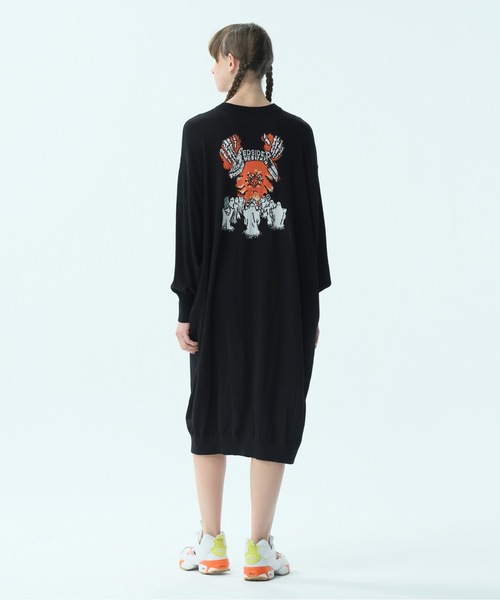 bedsidedrama（ベットサイドドラマ）の「2Way Knit Horror Coat（カーディガン/ボレロ・レディース・ブラック・2/1）」の4枚目の写真