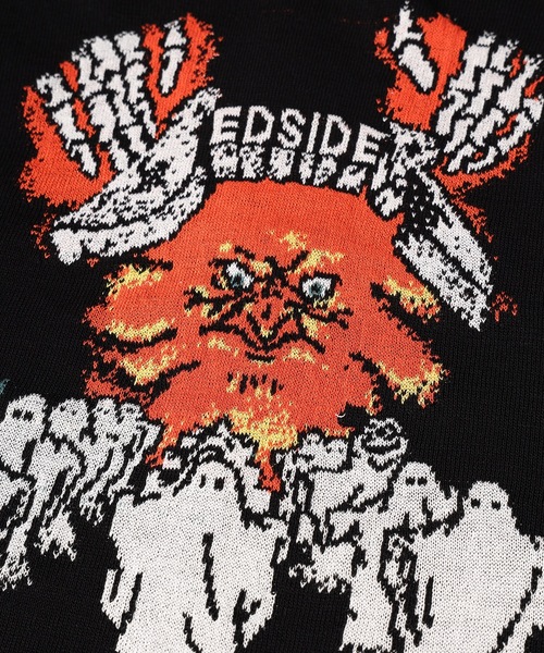 bedsidedrama（ベットサイドドラマ）の「2Way Knit Horror Coat（カーディガン/ボレロ・レディース・ブラック・2/1）」の13枚目の写真