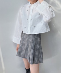 AS KNOW AS plus | ☆ベルト付き　プリーツミニスカート　セットアップ可能(スカート)