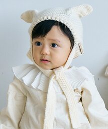 apres les cours（アプレレクール）の「ねこ耳ニット帽（その他ベビー用品）」