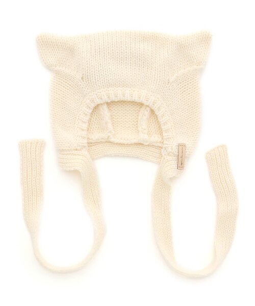 apres les cours(アプレレクール)の「ねこ耳ニット帽(その他ベビー用品・キッズ・ブラック/アイボリー・48)」の14枚目の写真