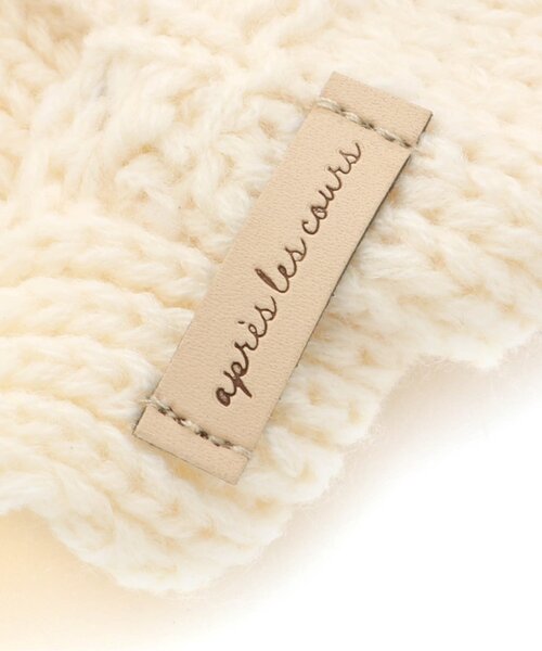 apres les cours(アプレレクール)の「ねこ耳ニット帽(その他ベビー用品・キッズ・ブラック/アイボリー・48)」の16枚目の写真