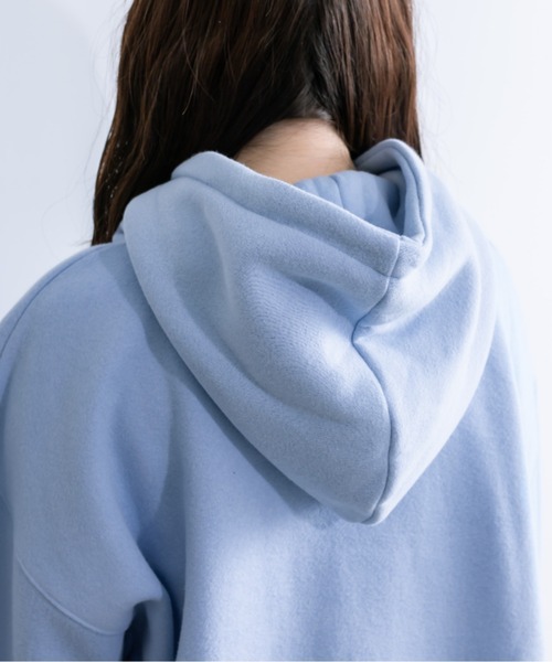 OLIVE des OLIVE（オリーブデオリーブ）の「ラメプリントチュニックパーカー　1032060220（パーカー・レディース・イエロー/チャコールグレー/オフホワイト/ブラック/サックスブルー・FREE）」の22枚目の写真