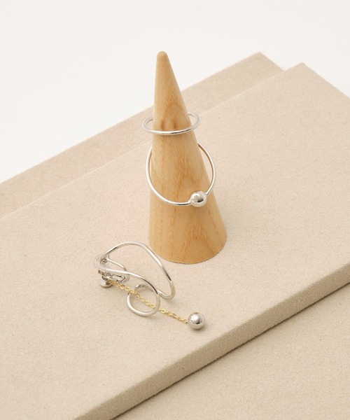 UNITED TOKYO（ユナイテッドトウキョウ）の「【WEB限定】ラリットボールイヤーカフリングセット（イヤーカフ・レディース・シルバー・FREE）」の14枚目の写真